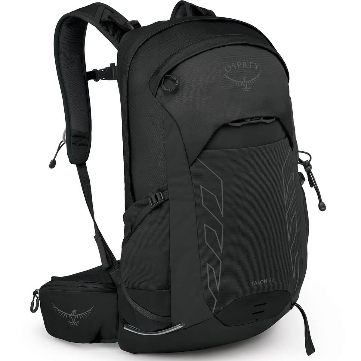 Osprey TALON 22 バックパック ブラック osp_talon22_side_blackcoalgrey