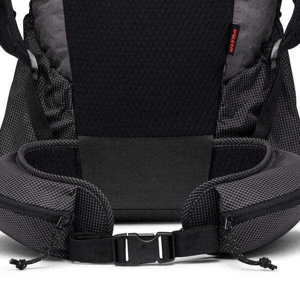Storm Grey, hip belt detail