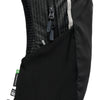Black, side pocket and zip pull detail