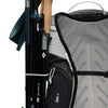 Black, showing how poles attach to top of harness