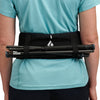 Black, poles attached horizontally at back