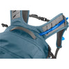 Crystal Blue, top detail showing handle and drinking tube routing