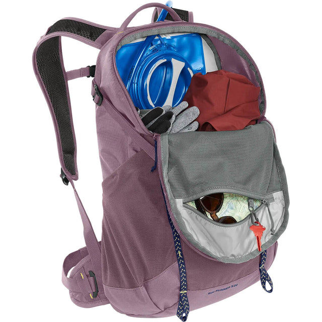 Dusty Purple, open and in use