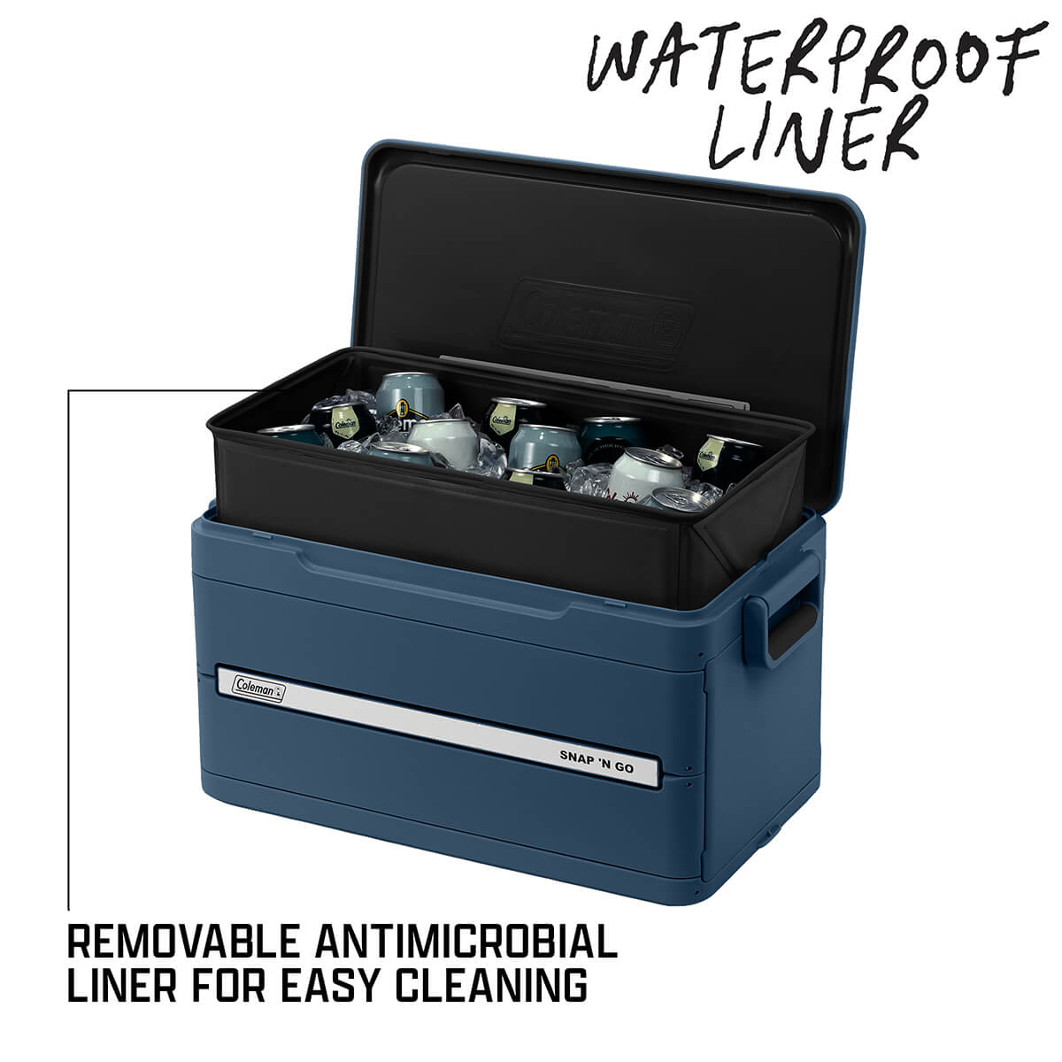 Removable waterproof liner for easy cleaning