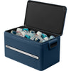 3/4 view, open, filled with cans of drink and ice (33L)