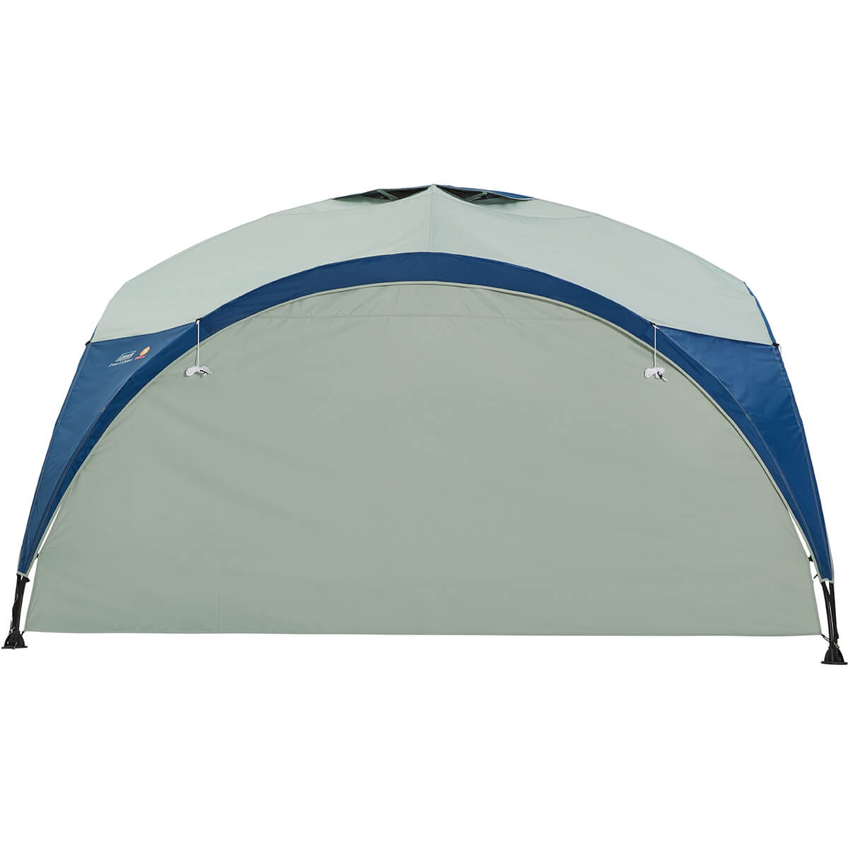 Front view of sunwall attached to an Event 12 Deluxe Shelter
