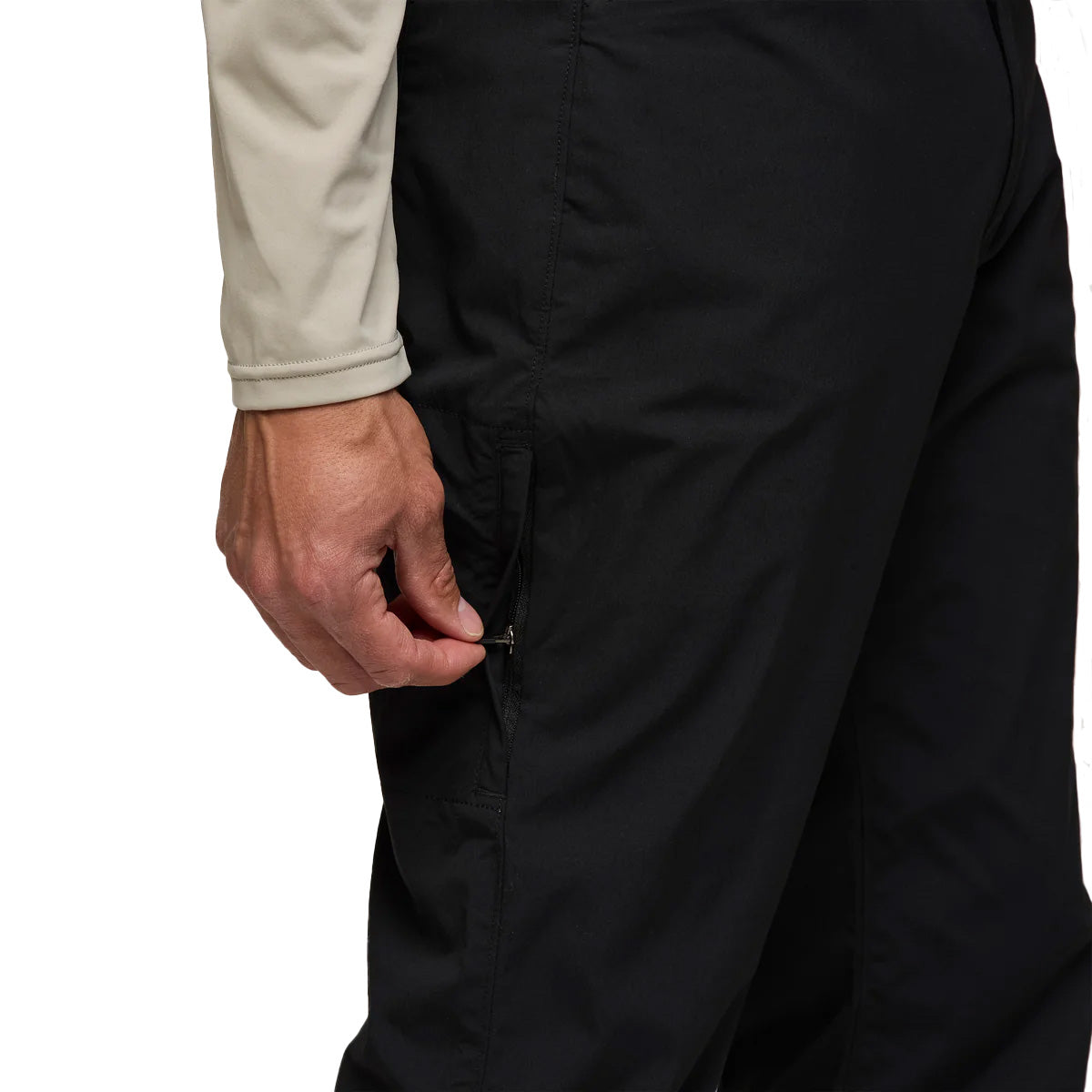 Thigh zip pocket