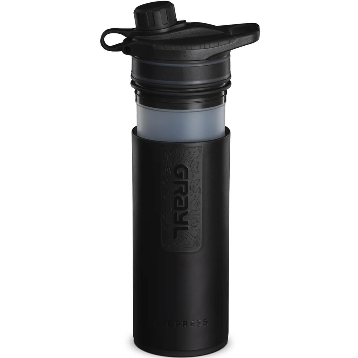 Covert Black, showing press half out of bottle