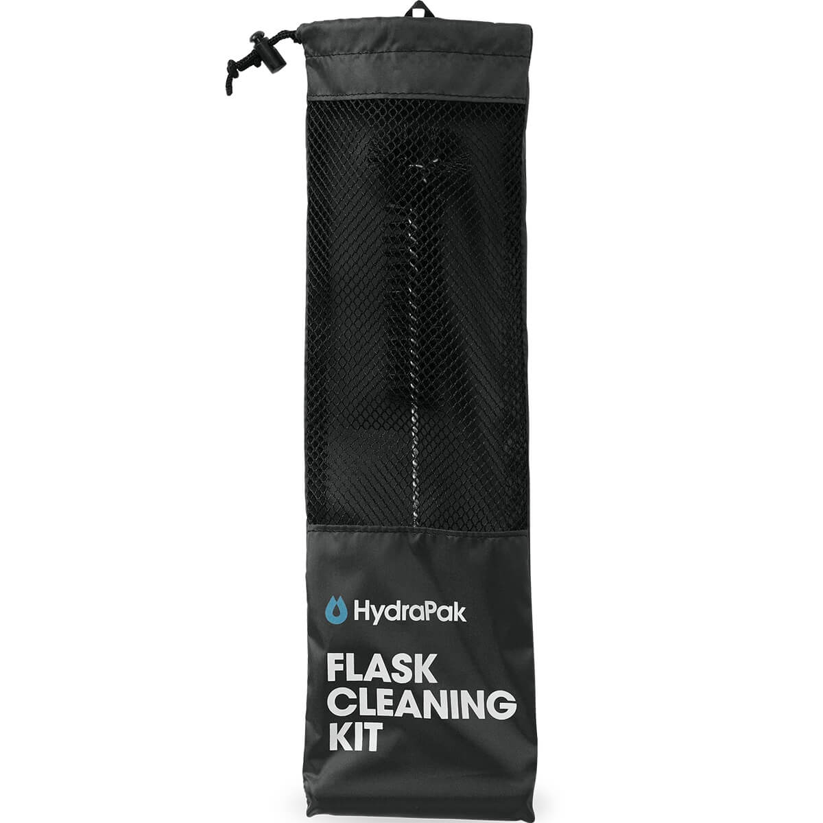 Front of pouch with brish inside