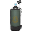 Sage Green, with dust cover open, in stretch mesh pouch