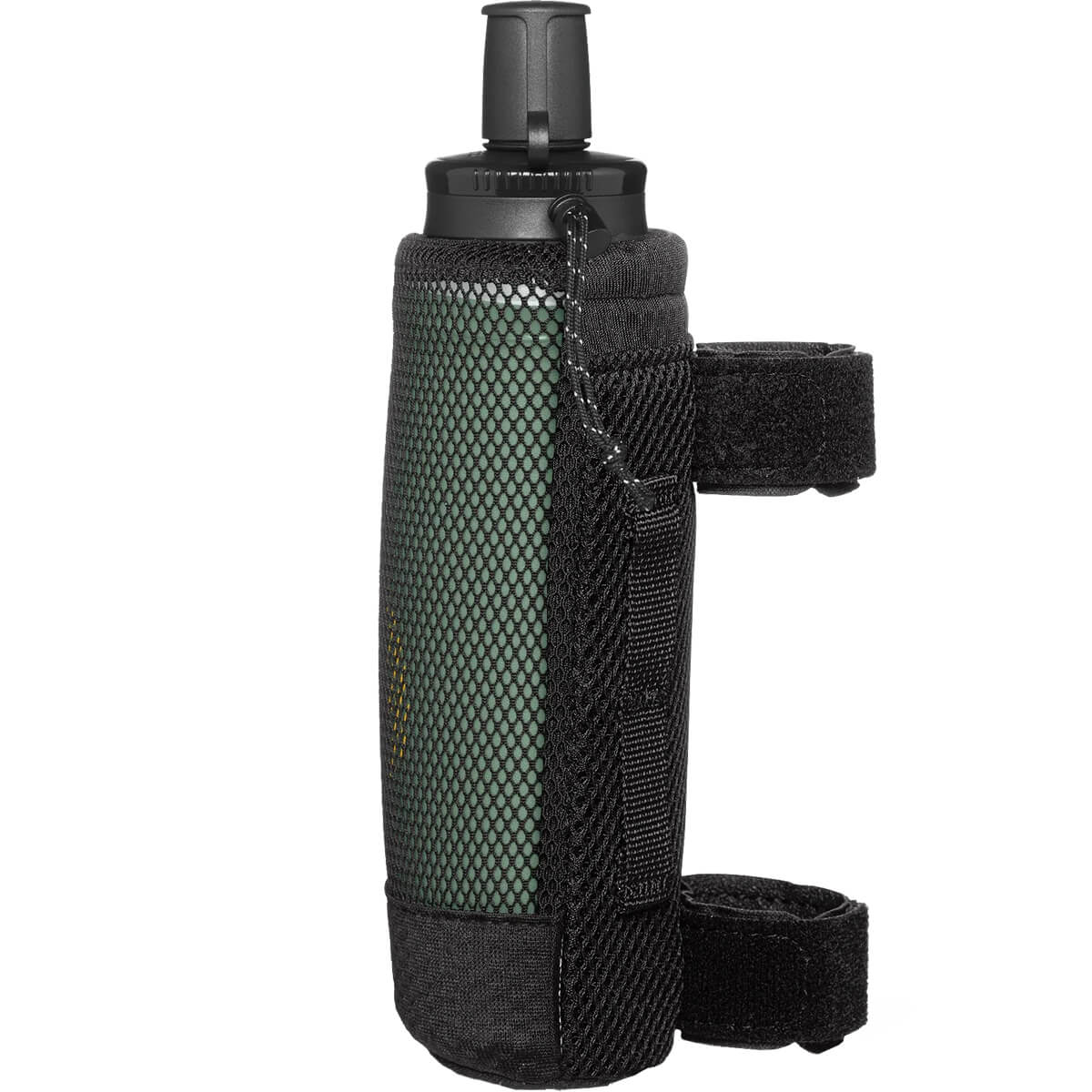 Sage Green side view, in stretch mesh pouch