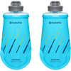 Malibu Blue, front view of both flasks