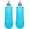 Malibu Blue, back view of both flasks