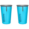 Malibu Blue, back view of both cups