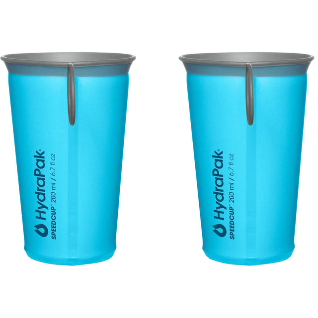 Malibu Blue, back view of both cups