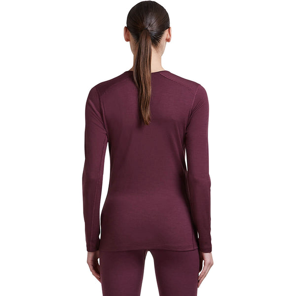 Dark Berry back, on model