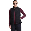 Dark Berry, worn under open insulated vest