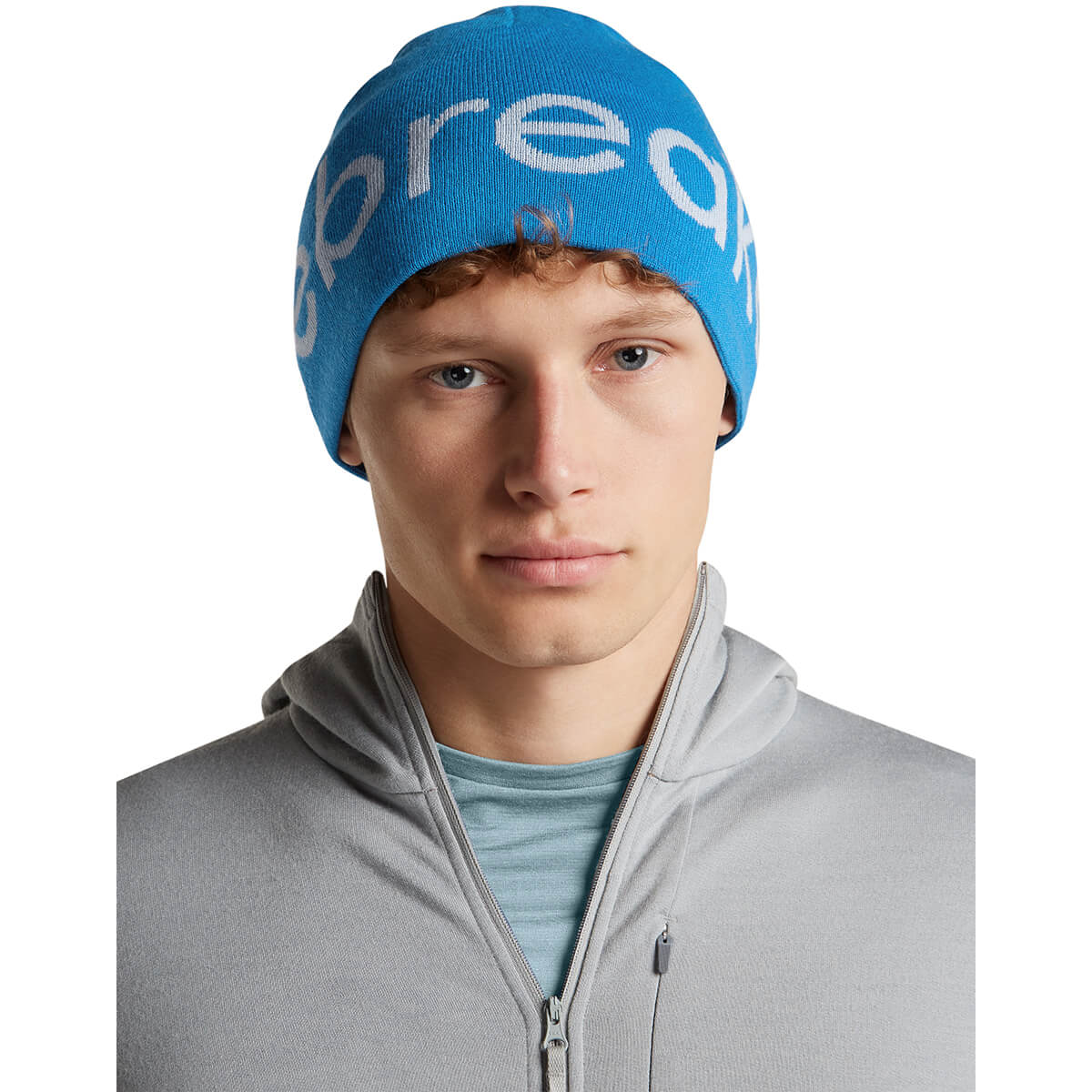 Lazurite/Zinc Blue worn by male model, front view