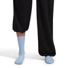 Zinc Blue on model, front view, one trouser leg up, one down