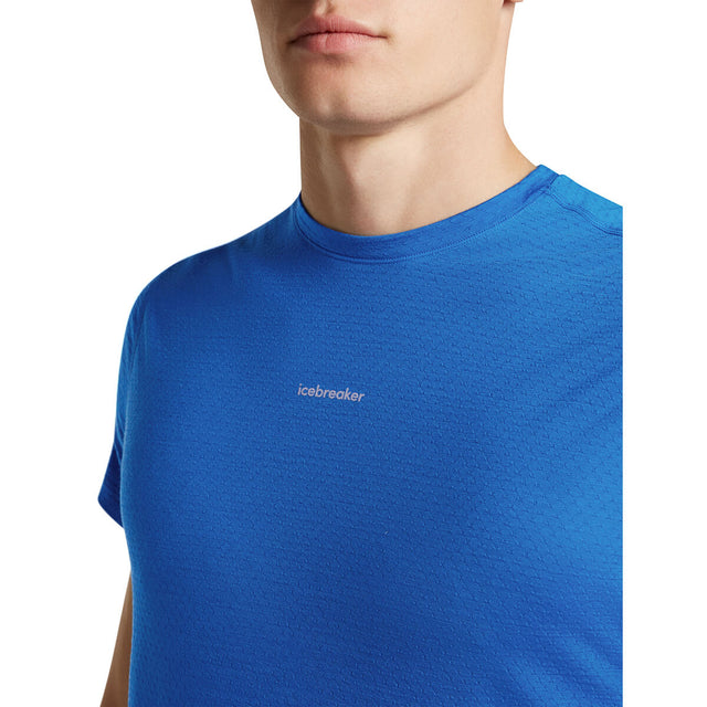 Lazurite detail of  neckline, fabric and chest logo