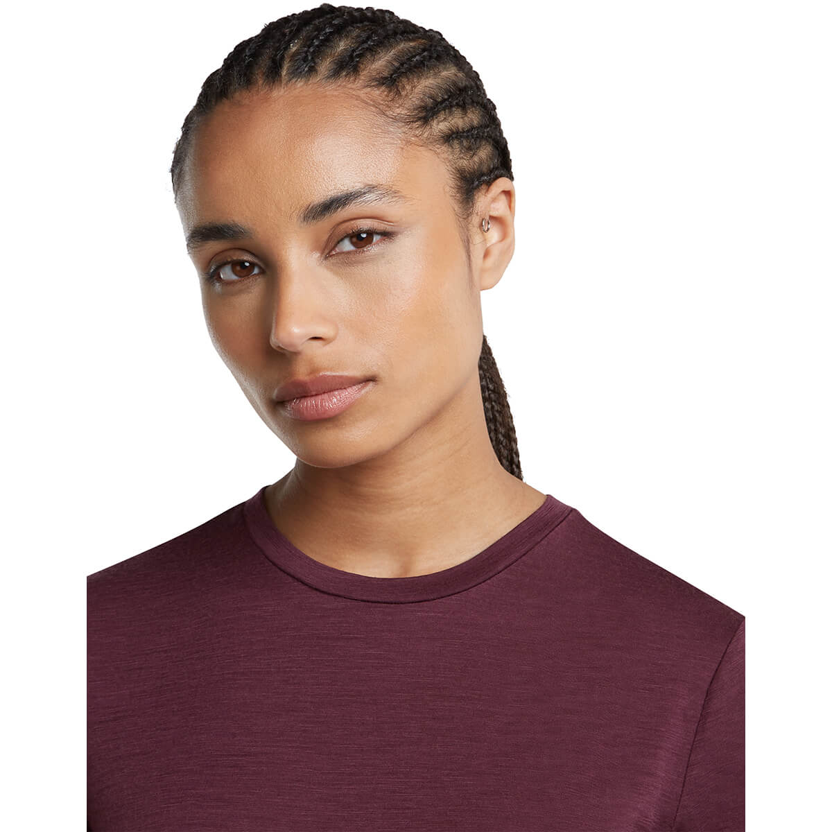 Dk Berry neckline detail