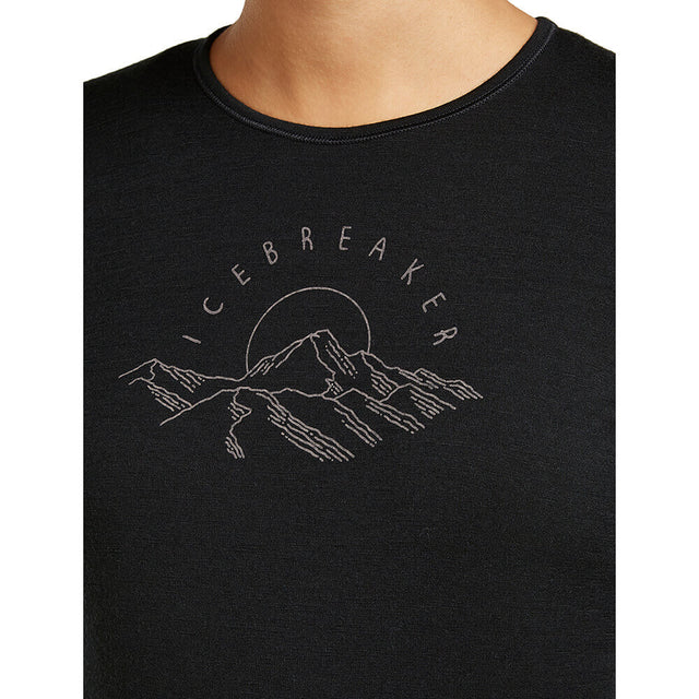 Black, chest graphic