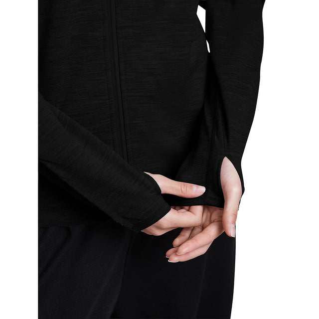 Black, thumbloop cuffs