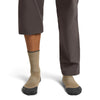 Cumin/Obsidian on model, front view, one trouser leg up, one down