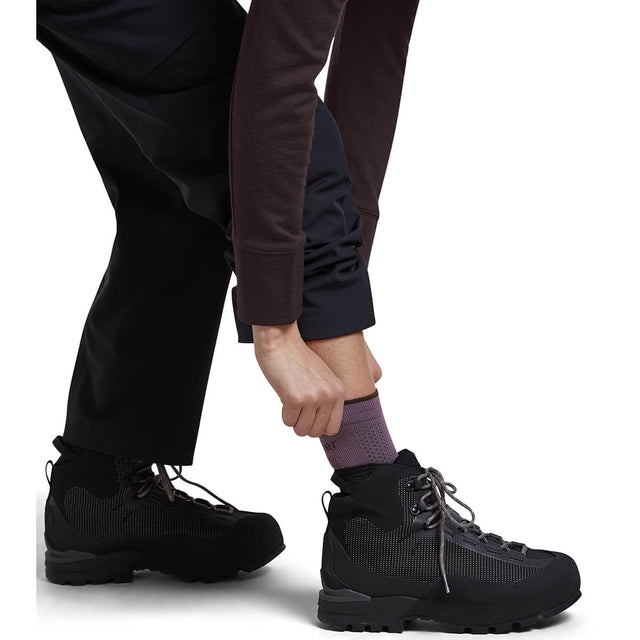 Grey Plum/Bittersweet worn with shoes