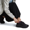 Dk Berry/Midnight Navy/Grey Plum worn with shoes