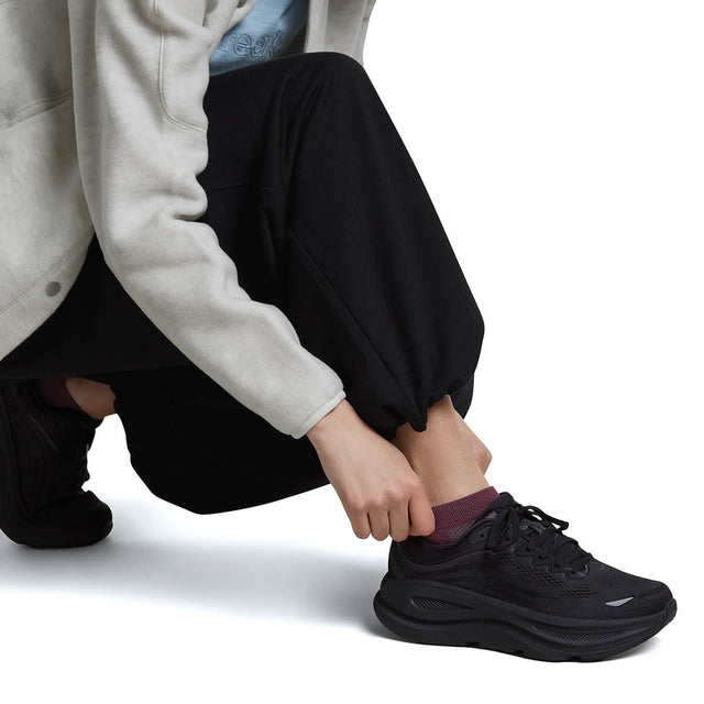 Dk Berry/Midnight Navy/Grey Plum worn with shoes