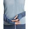 Dawn/Zinc Blue, thumbloop and mitten cuffs