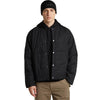 Black, worn under open insulated jacket