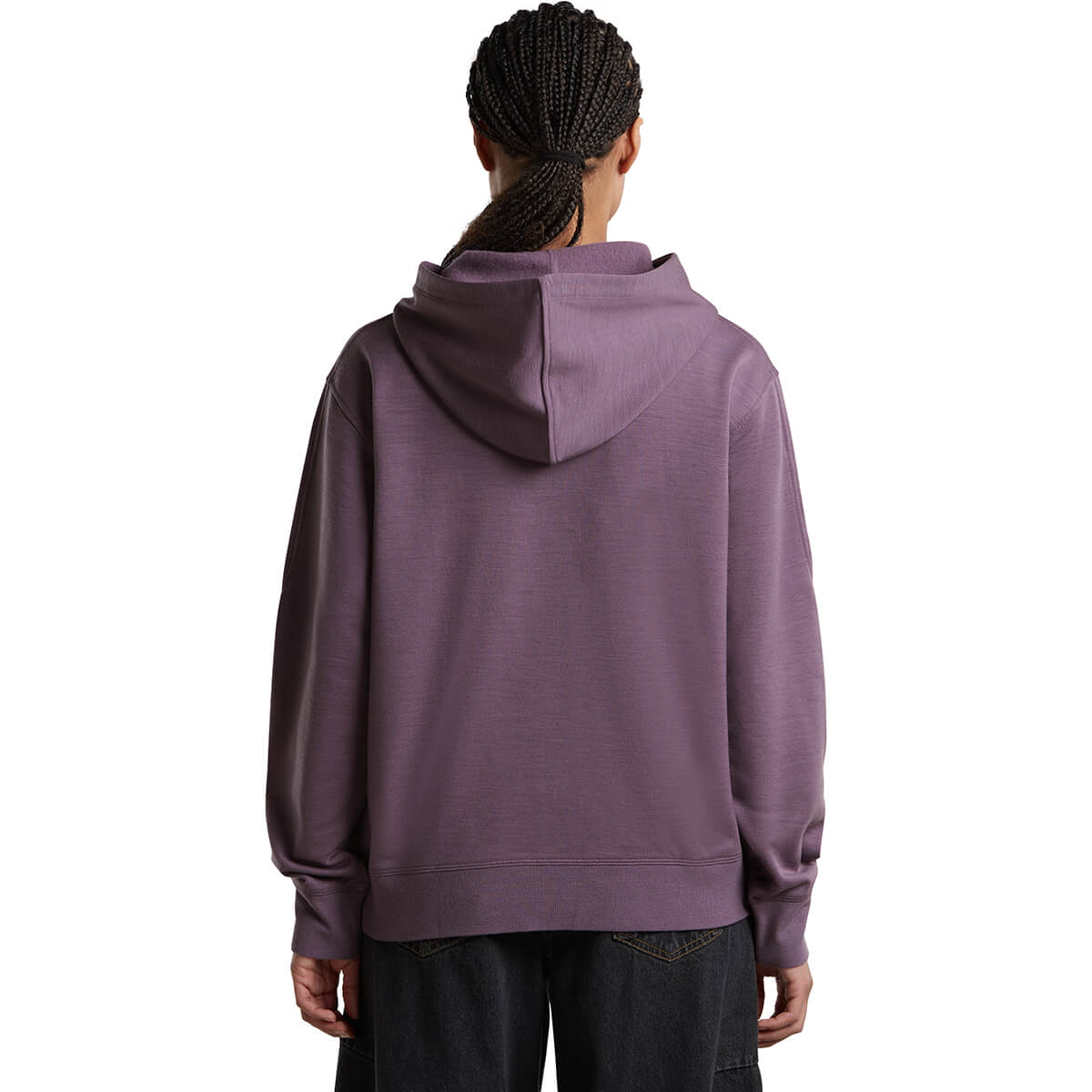 Grey Plum back, on model