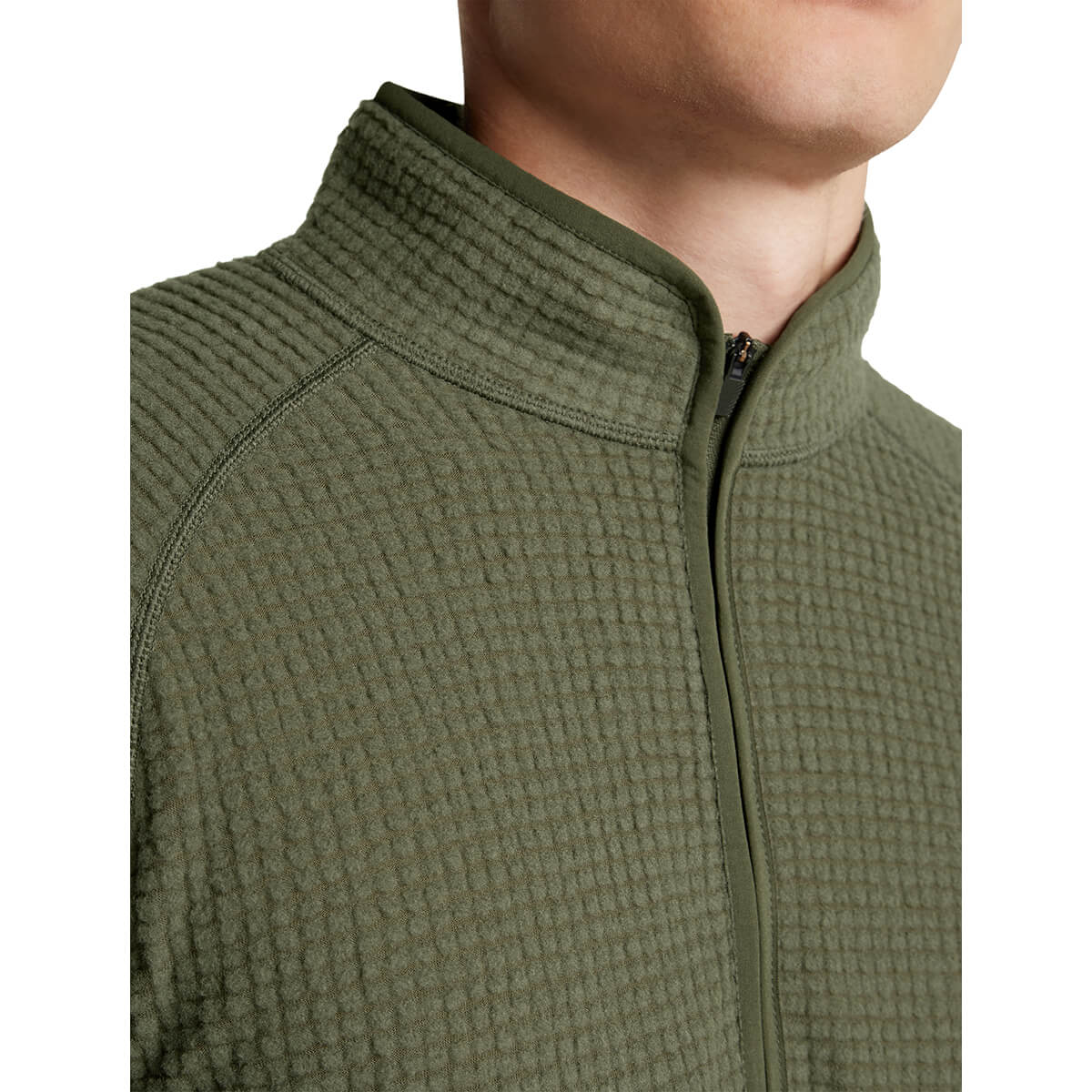 Dk Loden, collar and fabric detail