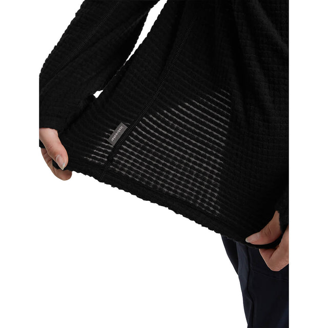 Black, fabric detail