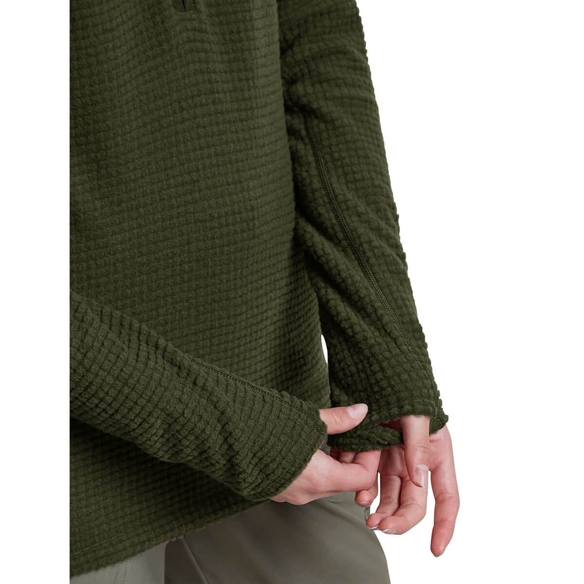 Dk Loden, thumbloop cuffs