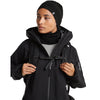Black/Obsidian, worn by female model with shell jacket and pack
