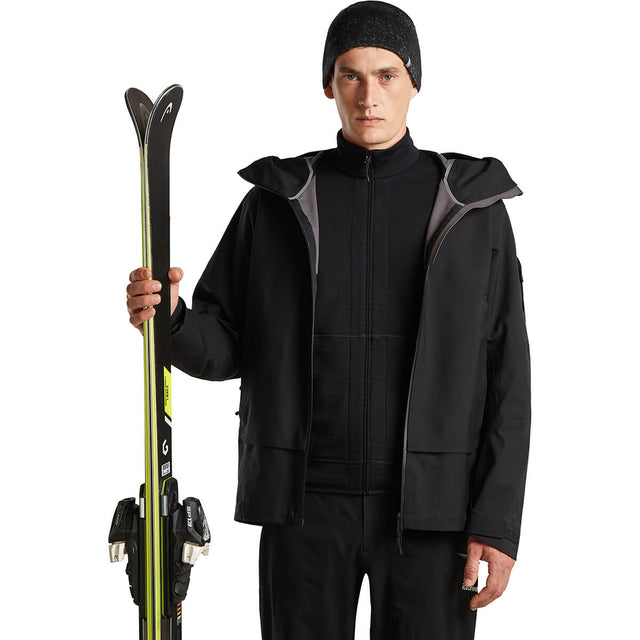 Black/Obsidian, worn as part of skiing outfit by male model