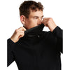 Black/Obsidian, male model pulling the Chute over nose
