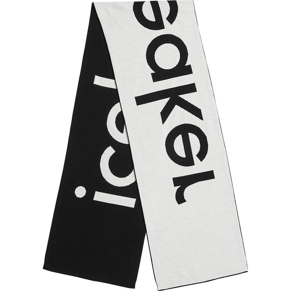 Black/Ecru Heather shown folded to show both back and front