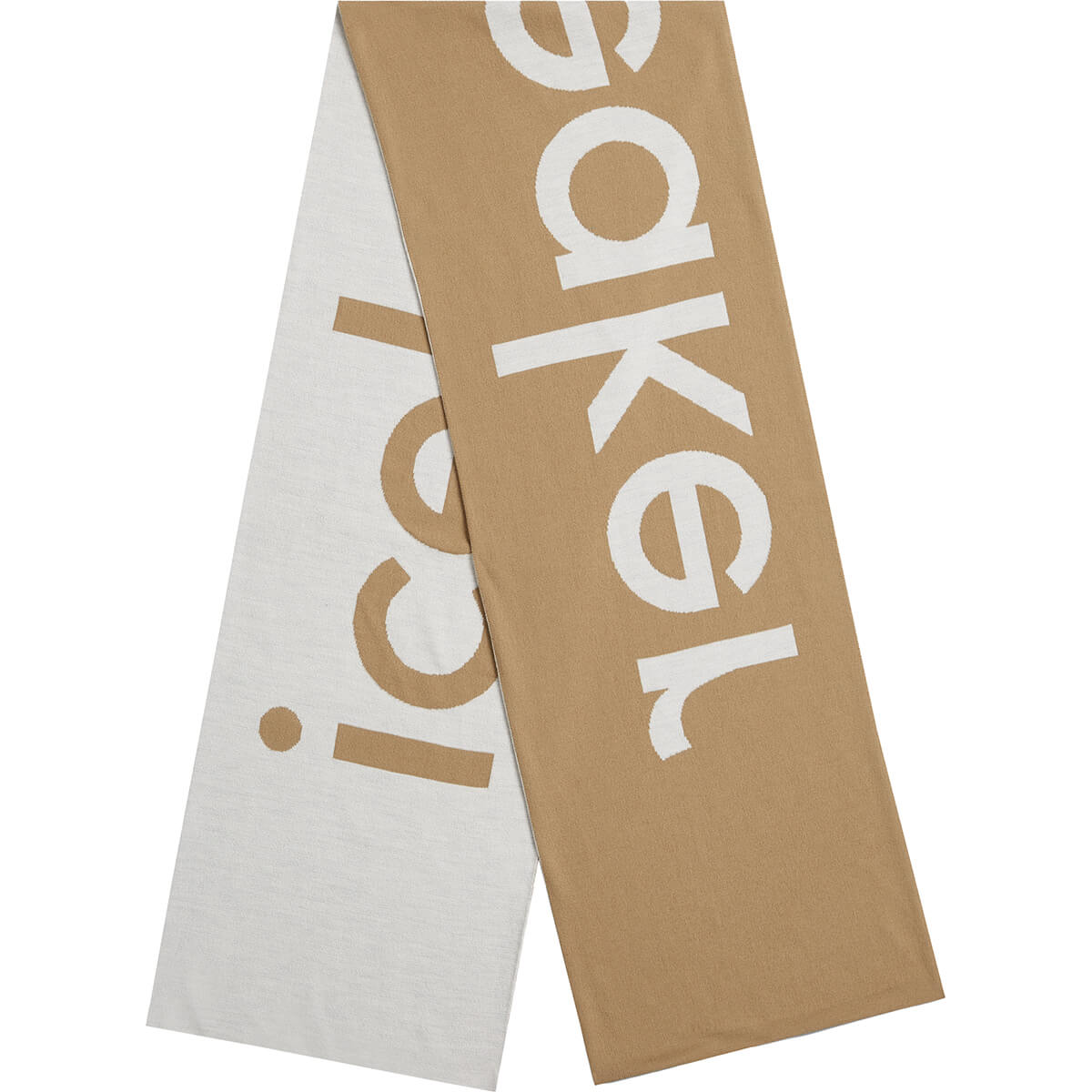 Ecru Heather/Cumin shown folded to show both back and front