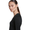Black showing logo on left sleeve