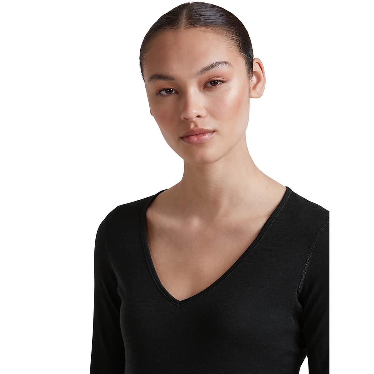 Black neckline detail