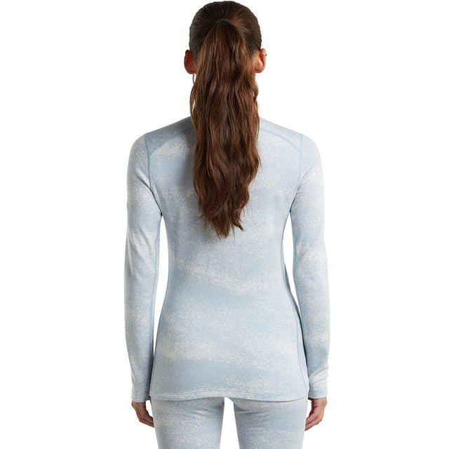 Snow/Zinc Blue back, on model