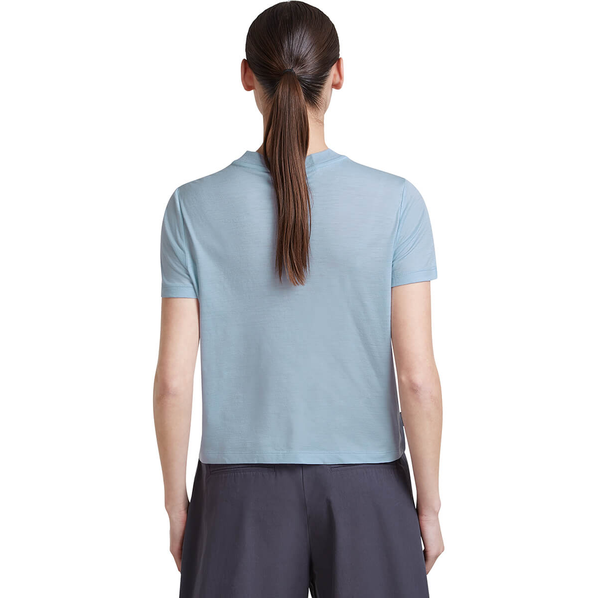 Zinc Blue back, on model