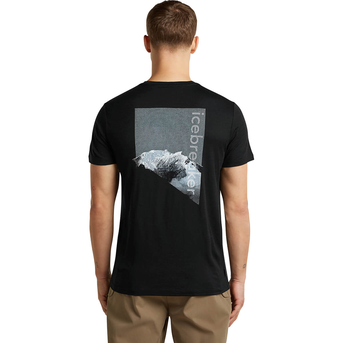 Black back, on model