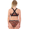 Ditzy Camo/Black back, on model