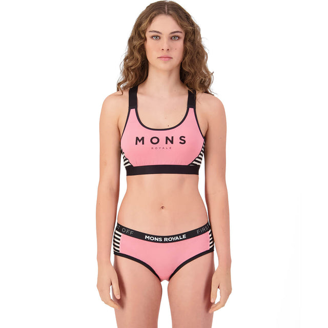 Flamingo/MR Stripe on model