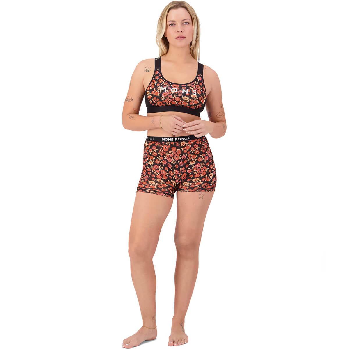 Ditzy Camo worn with Stella X-Back Bra